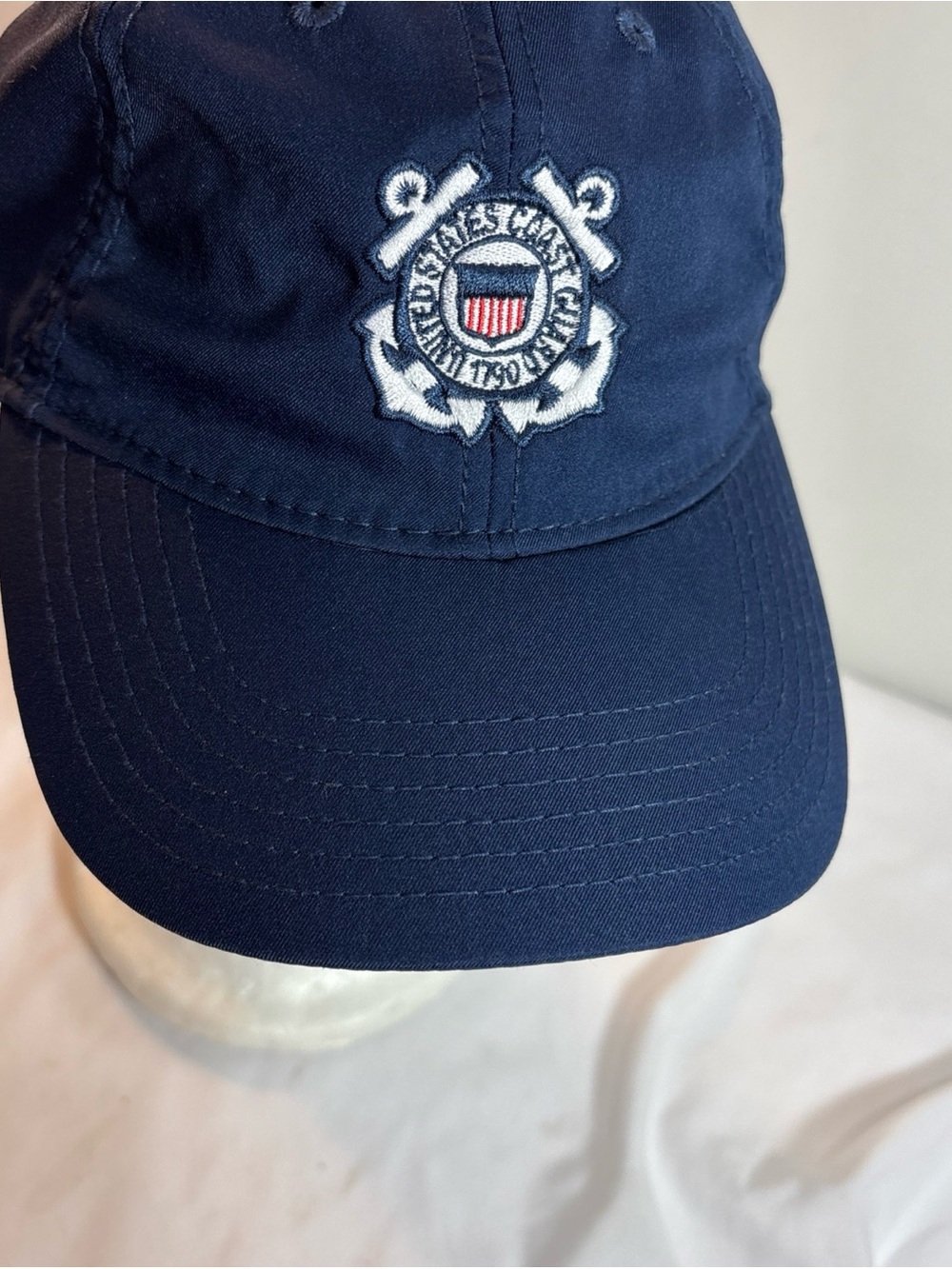 U S Coast Guard Embroidered Crest Baseball Cap - legacy. 8/16 - Picture 10 of 10
